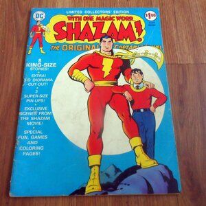 1974 Shazam Limited Collectors' Edition Large Comic Bool (34.5cm X 26cm)